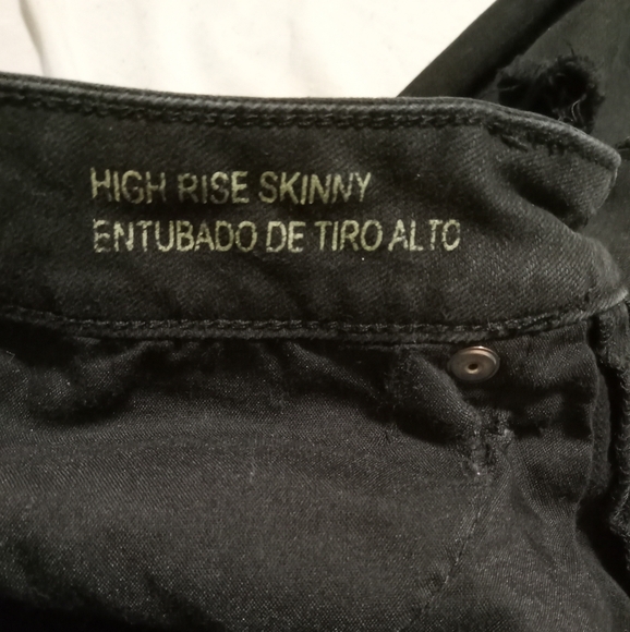 Womens high rise skinny distressed jeans Size 4 - Picture 6 of 6